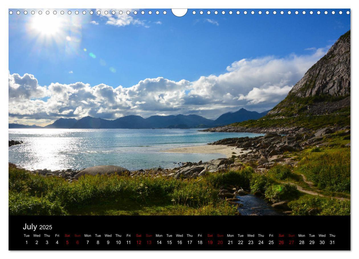 Bild: 9781325949403 | The magical Lofoten Islands (Wall Calendar 2025 DIN A3 landscape),...