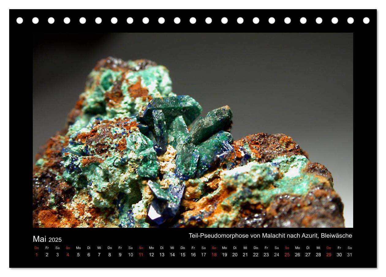 Bild: 9783435768042 | Mineralien aus dem Sauerland (Tischkalender 2025 DIN A5 quer),...