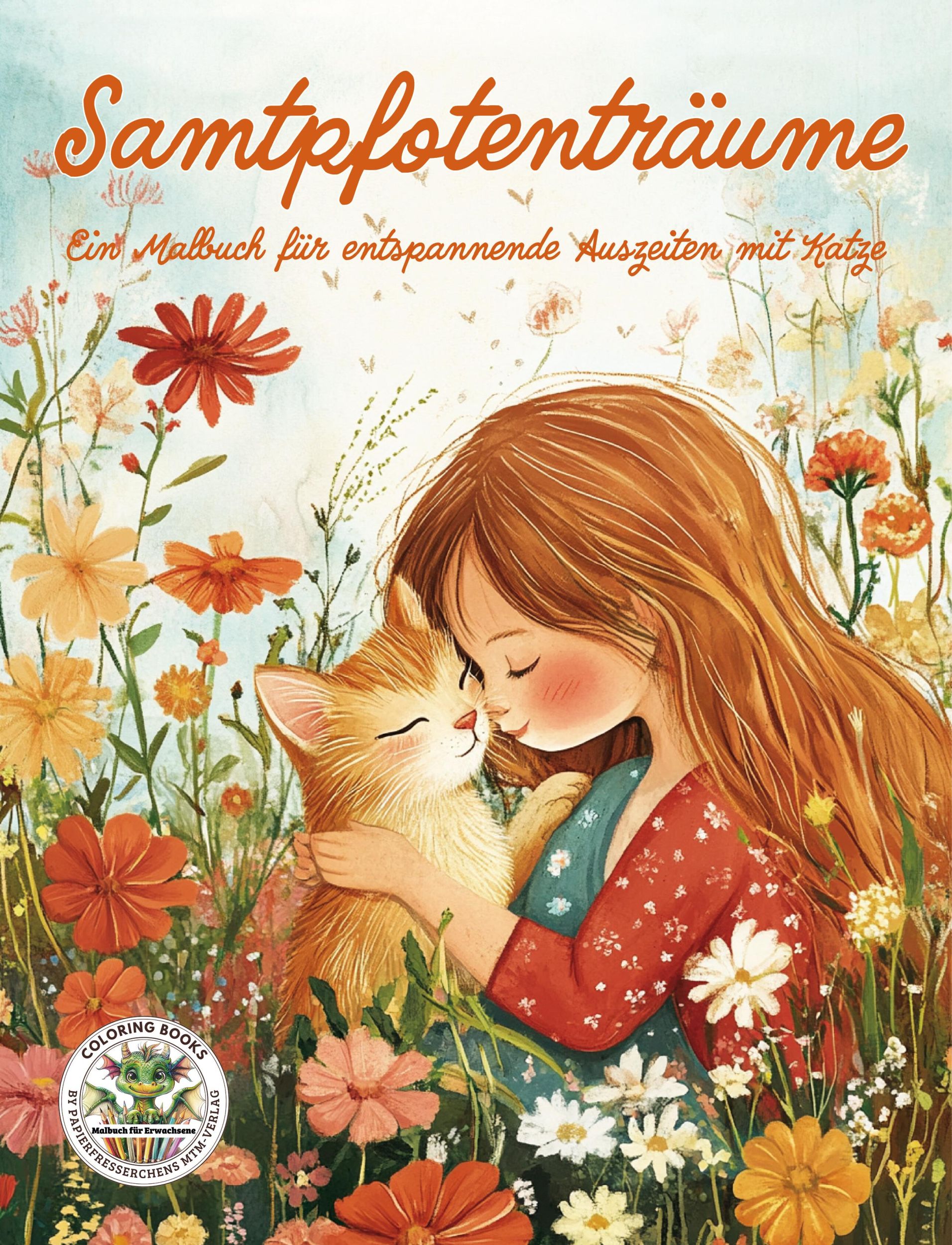 Cover: 9783990513064 | Samtpfotenträume - Ein Malbuch für entspannende Auszeiten mit Katze