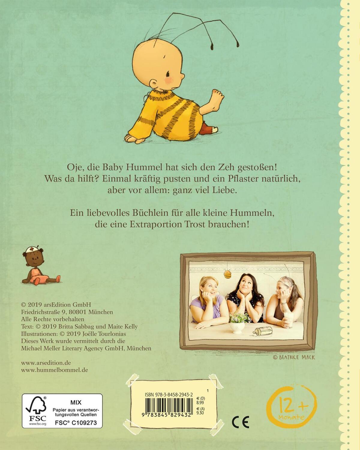 Rückseite: 9783845829432 | Die Baby Hummel Bommel - Alles wird gut | Britta Sabbag (u. a.) | Buch