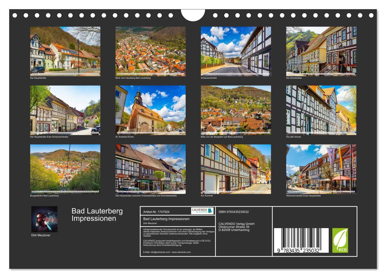 Bild: 9783435235032 | Bad Lauterberg Impressionen (Wandkalender 2025 DIN A4 quer),...