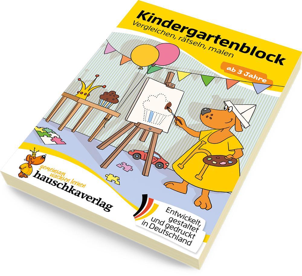 Bild: 9783881006101 | Kindergartenblock ab 3 Jahre - Vergleichen, rätseln und malen | Maier