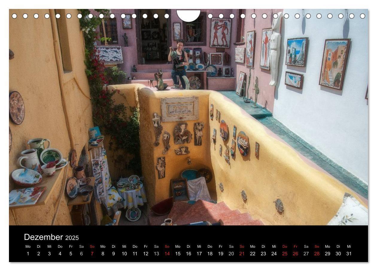 Bild: 9783435564514 | Zauberhaftes Santorin (Wandkalender 2025 DIN A4 quer), CALVENDO...