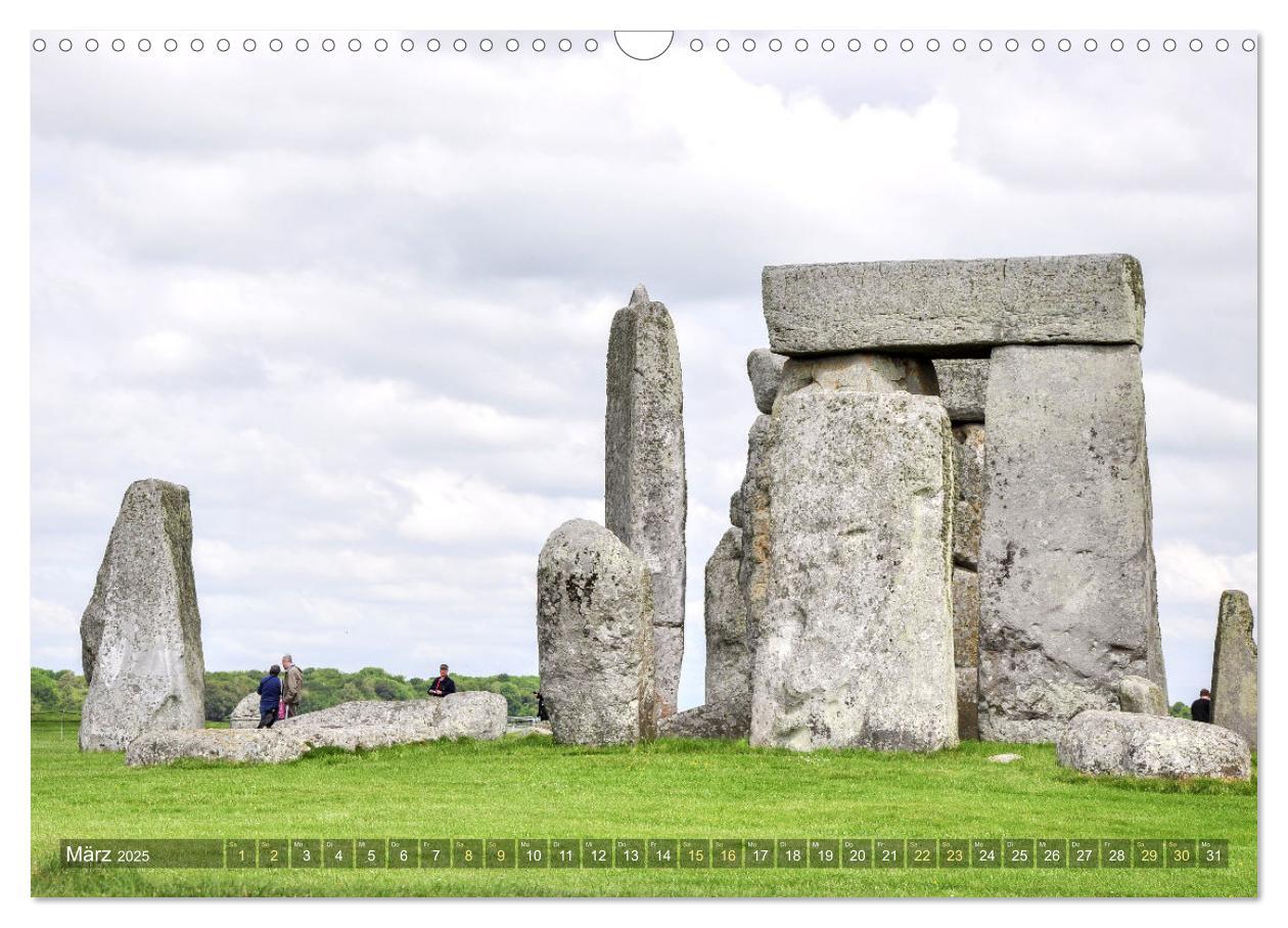 Bild: 9783383918155 | Geheimnisvolles Stonehenge (Wandkalender 2025 DIN A3 quer),...