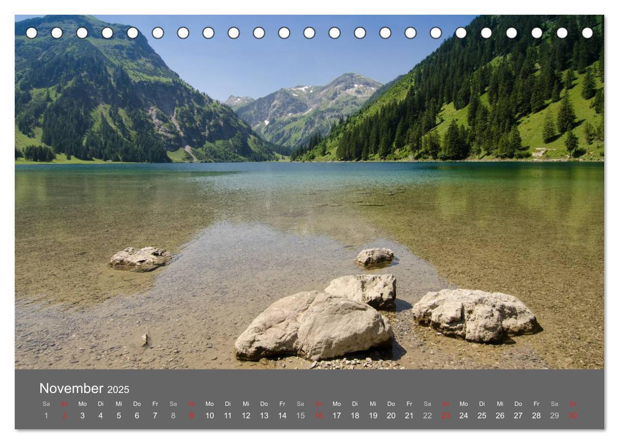 Bild: 9783435727636 | Tannheimer Tal (Tischkalender 2025 DIN A5 quer), CALVENDO...