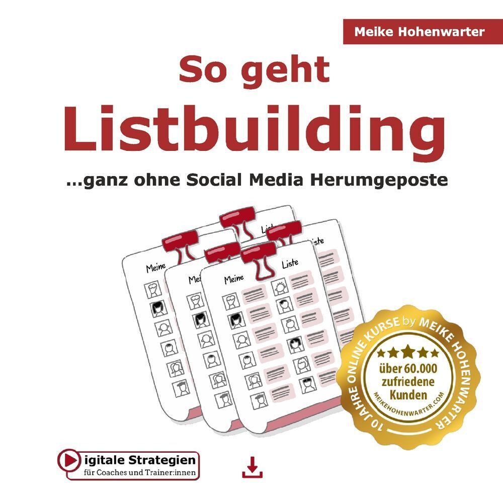 Cover: 9783950509205 | So geht Listbuilding | ...ganz ohne Social Media Herumgeposte. DE