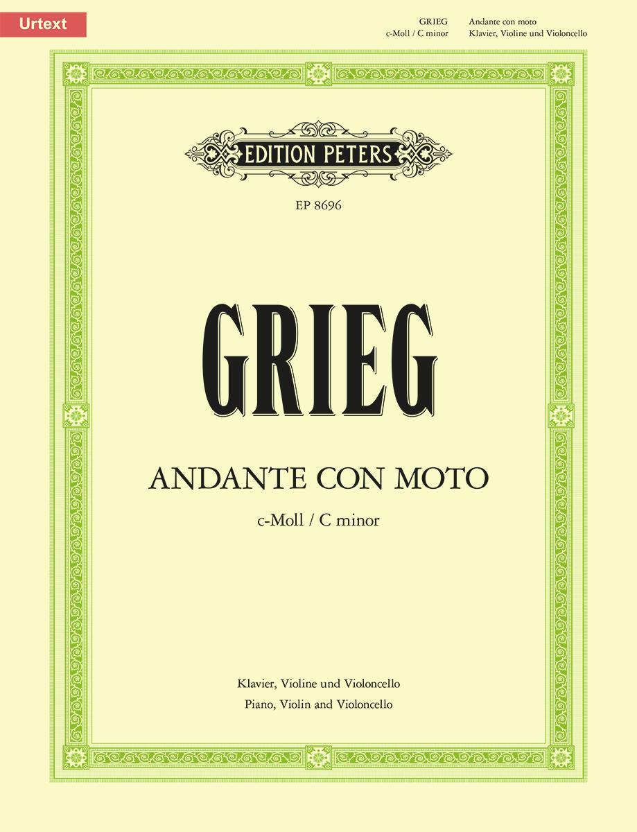 Cover: 9790014070243 | Andante Con Moto in C Minor Eg 116 for Piano, Violin and Cello | Grieg