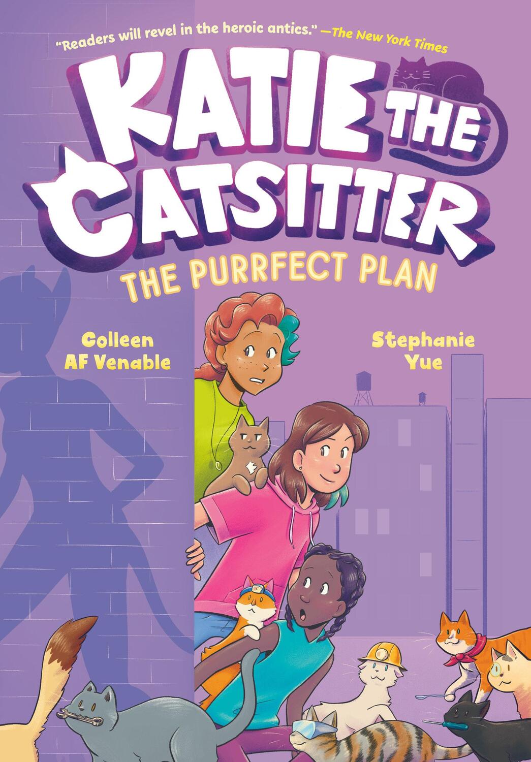 Cover: 9780593570371 | Katie the Catsitter 4: The Purrfect Plan | (A Graphic Novel) | Venable