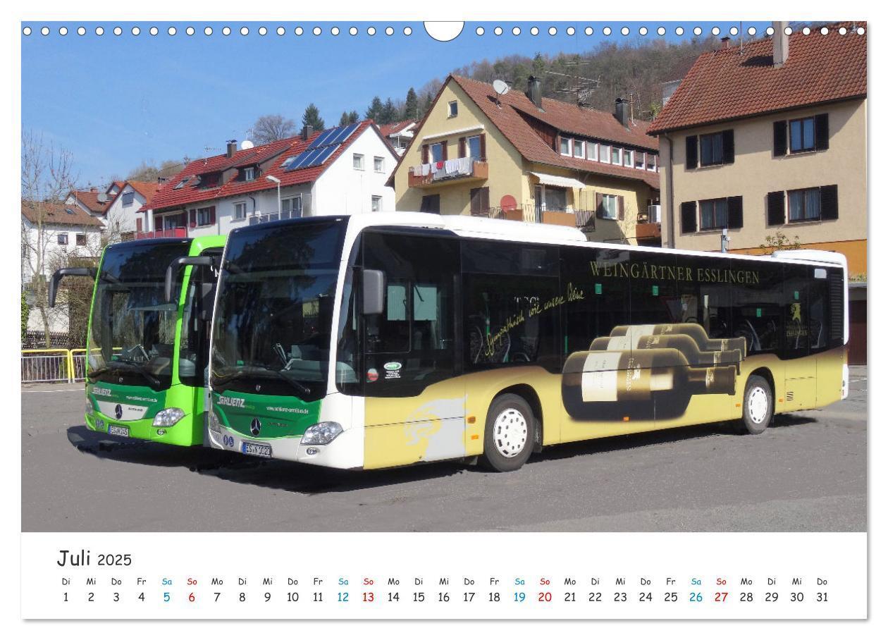 Bild: 9783435094479 | Omnibusse von heute und früher (Wandkalender 2025 DIN A3 quer),...