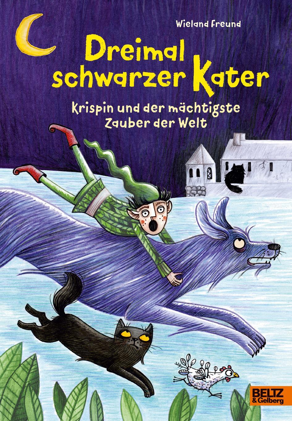 Cover: 9783407758224 | Dreimal schwarzer Kater | Krispin und der mächtigste Zauber der Welt