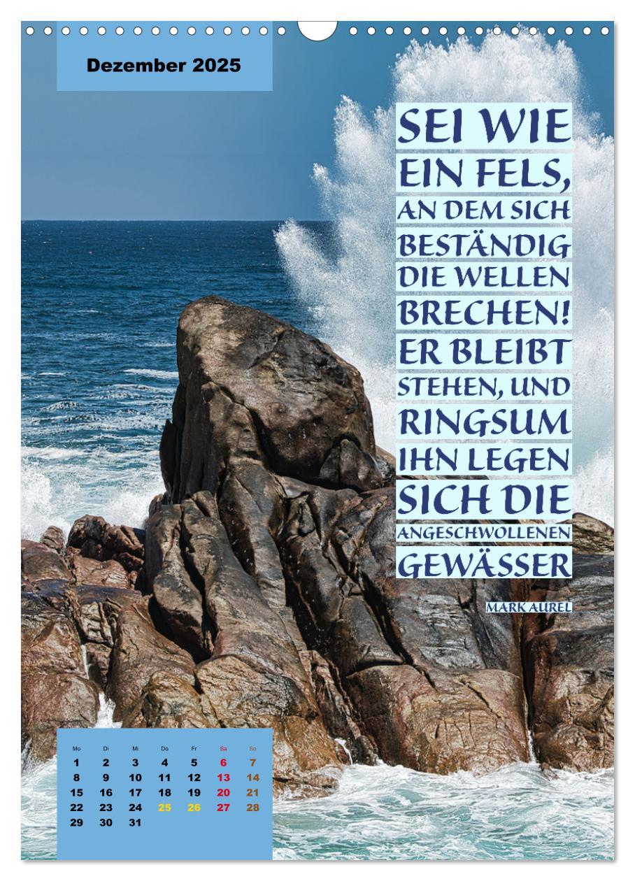 Bild: 9783435882007 | Verrückt nach MEER - Wellen - Strand - Zitate (Wandkalender 2025...