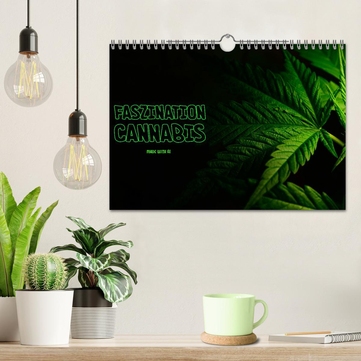 Bild: 9783435691463 | Faszination Cannabis (Wandkalender 2025 DIN A4 quer), CALVENDO...