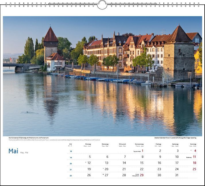 Bild: 9783861924036 | Malerischer Bodensee 2025 | Holger Spiering | Kalender | Spiralbindung