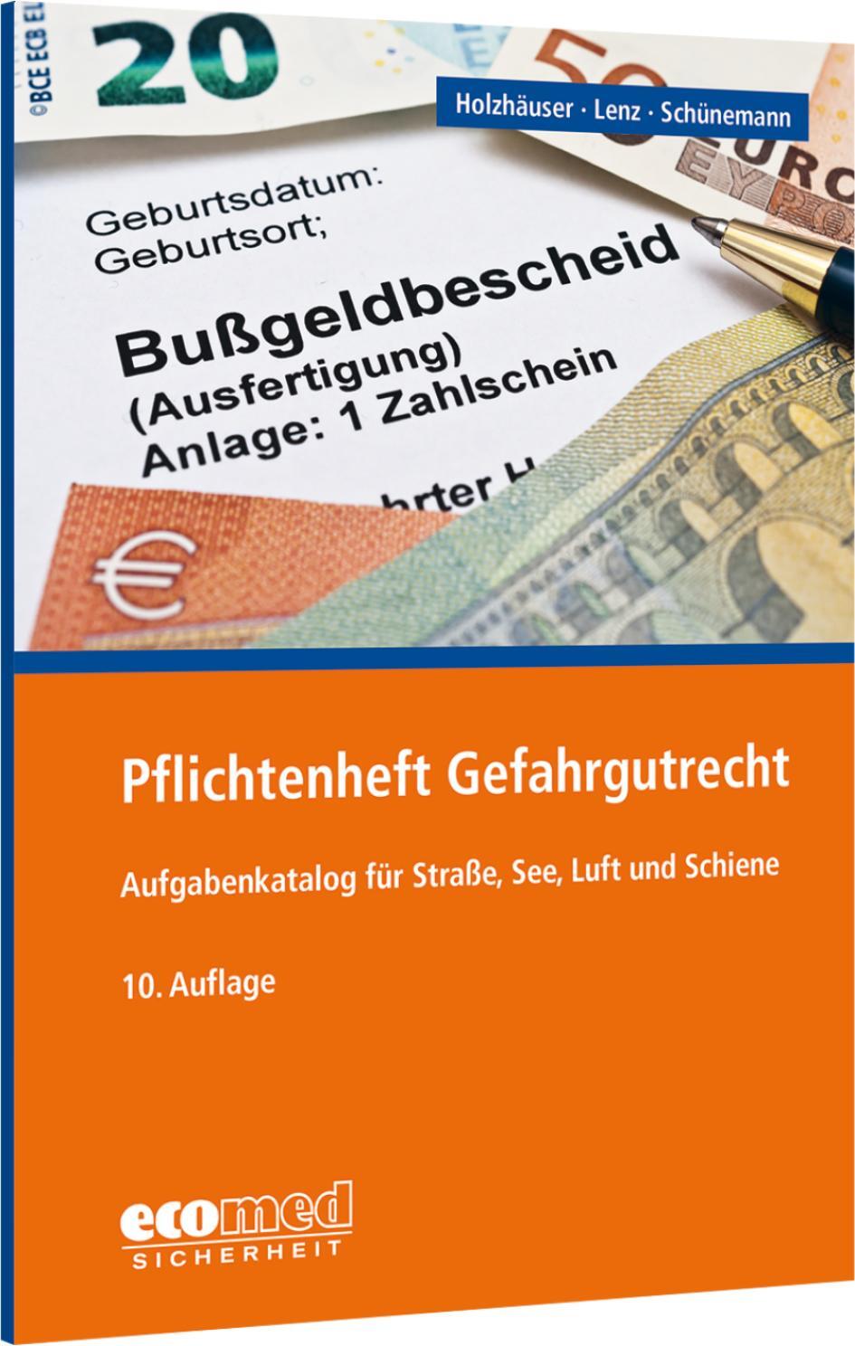 Cover: 9783609691992 | Pflichtenheft Gefahrgutrecht | Jörg Holzhäuser (u. a.) | Taschenbuch