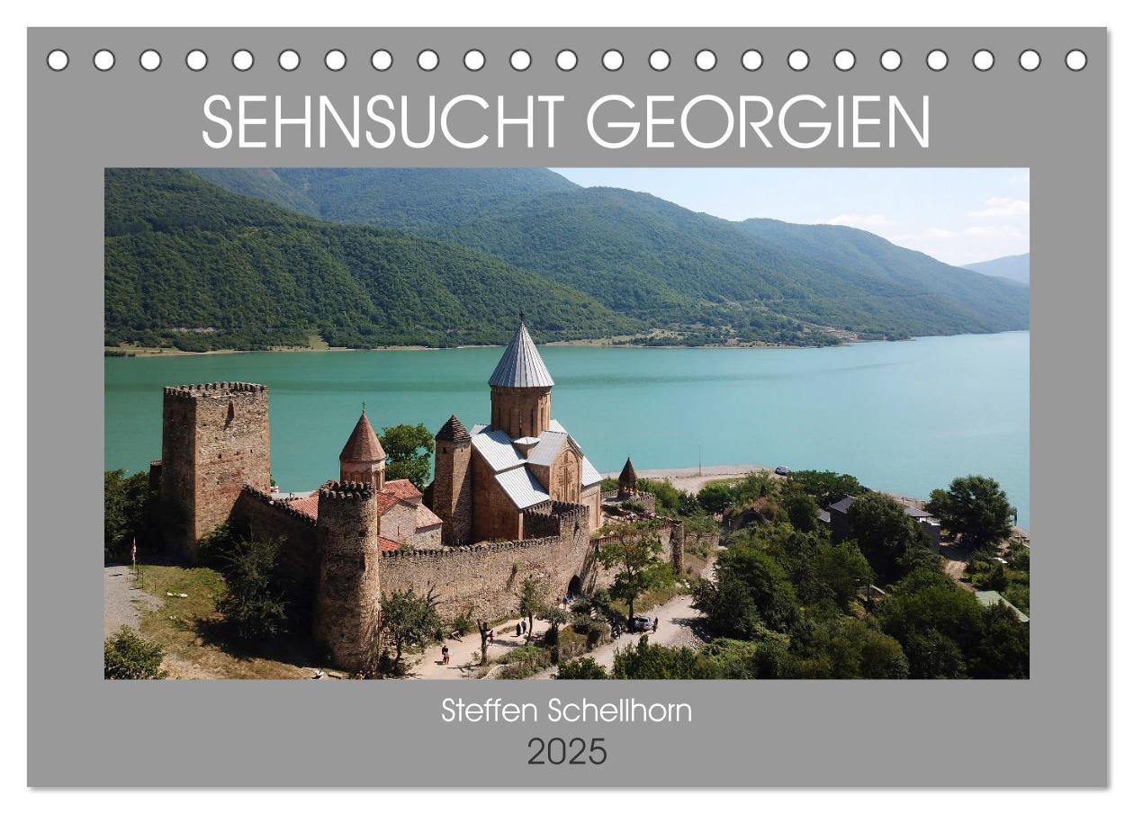 Cover: 9783435068319 | Sehnsucht Georgien (Tischkalender 2025 DIN A5 quer), CALVENDO...