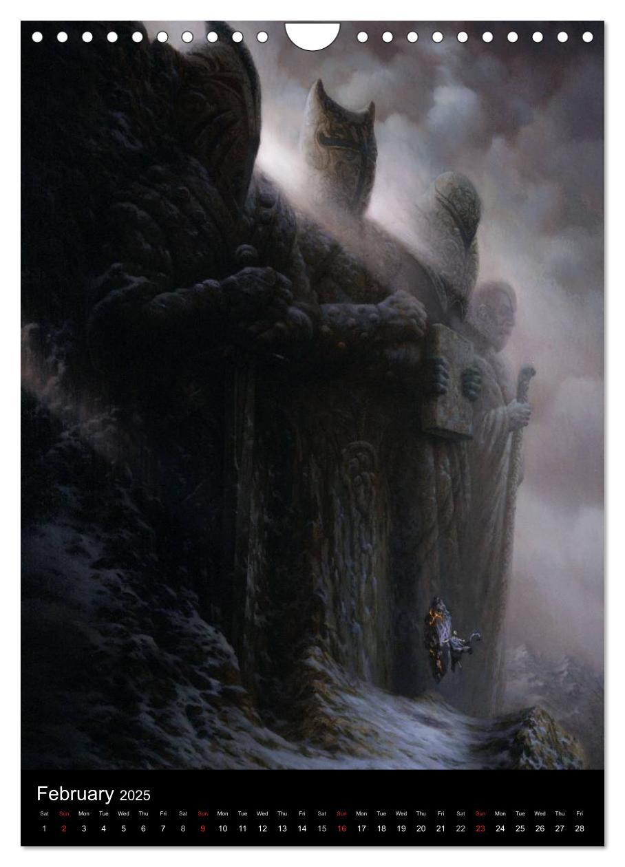 Bild: 9781325976904 | INNERSCAPES Fantasy Paintings by Christophe Vacher (Wall Calendar...