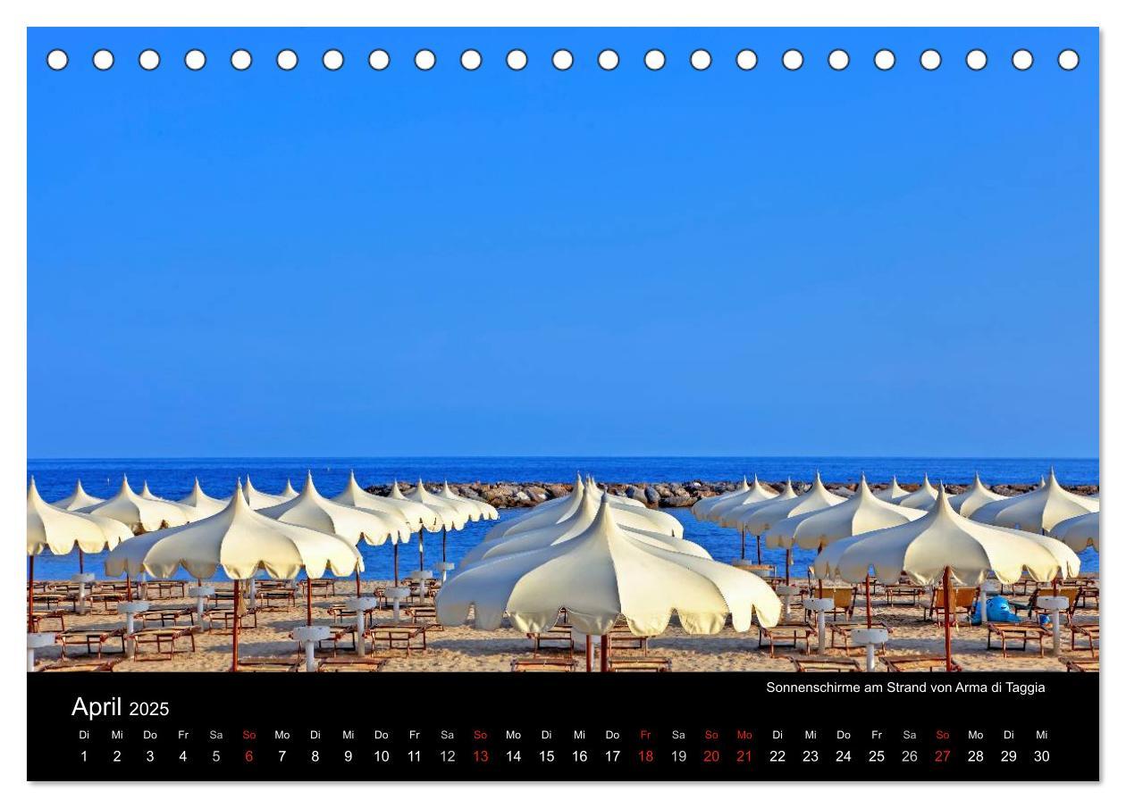 Bild: 9783435825844 | Ligurien - die italienische Riviera (Tischkalender 2025 DIN A5...