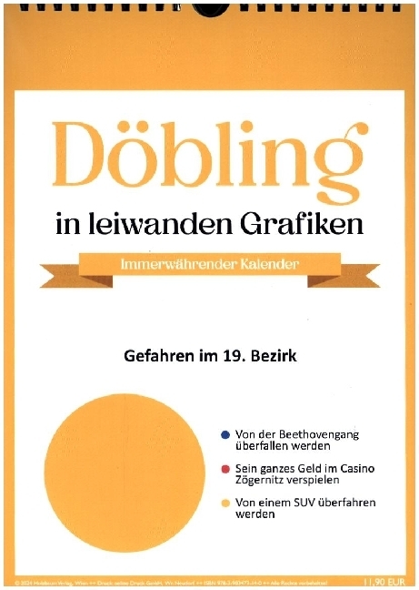 Cover: 9783903473140 | Döbling in leiwanden Grafiken | Immerwährender Kalender | Ettenauer