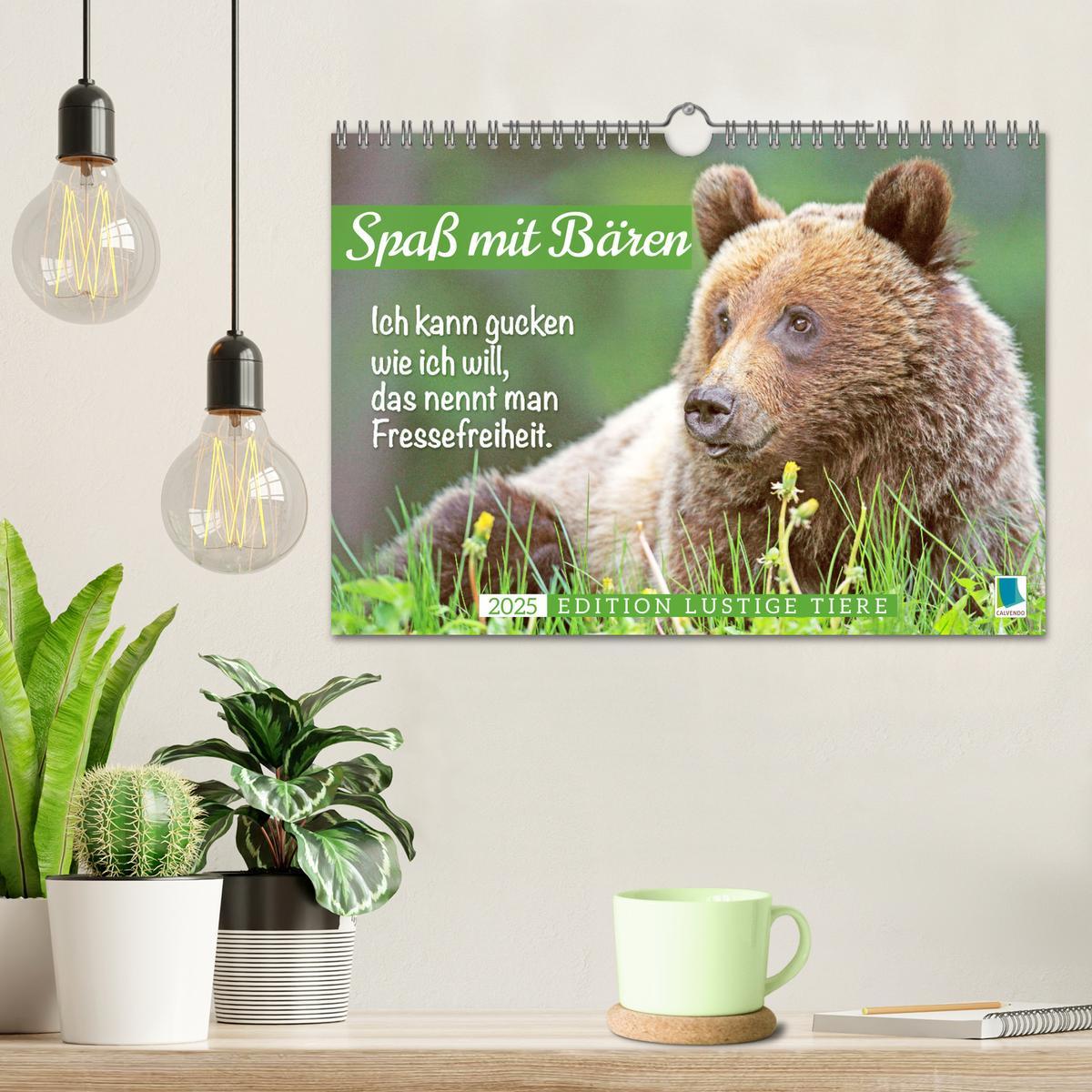 Bild: 9783383853494 | Spaß mit Bären: Edition lustige Tiere (Wandkalender 2025 DIN A4...