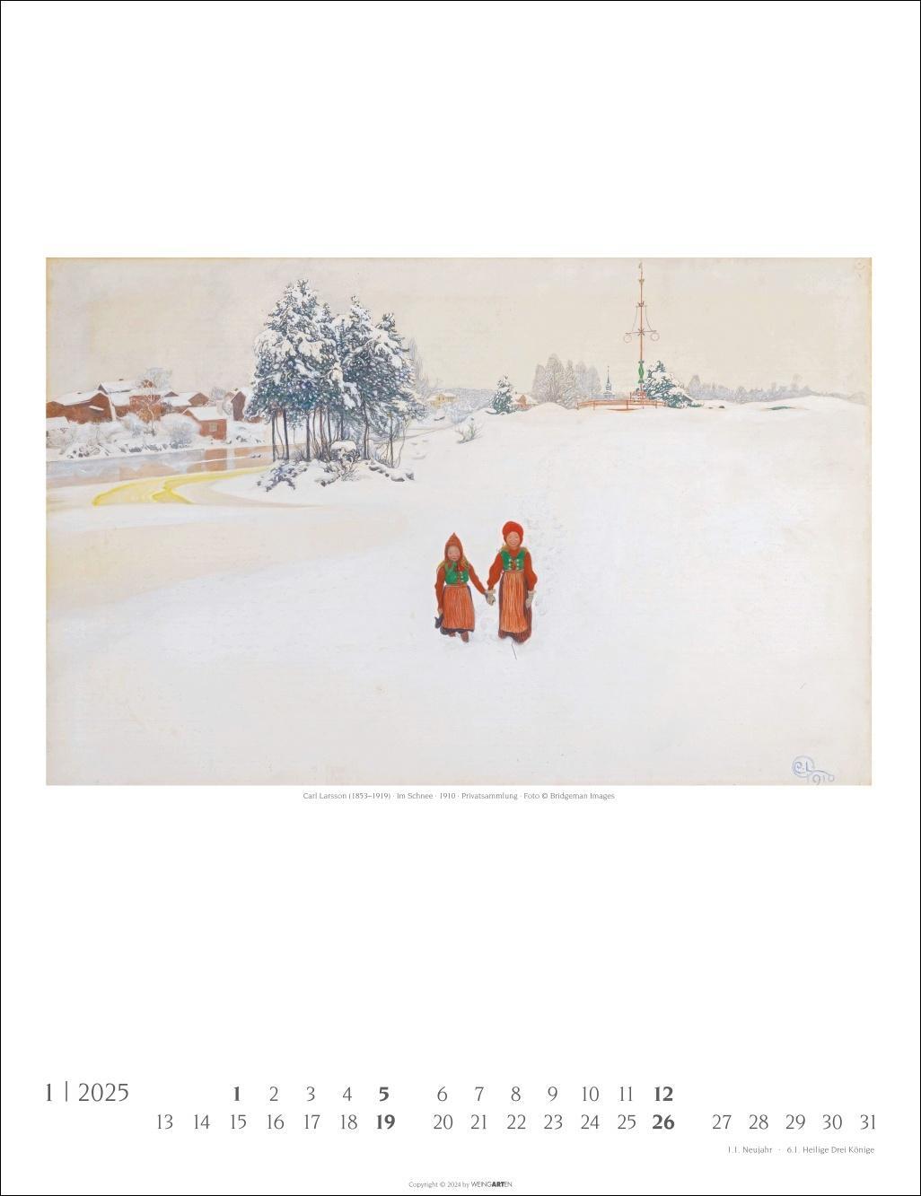 Bild: 9783839901137 | Carl Larsson Kalender 2025 | Kalender | Spiralbindung | 14 S. | 2025