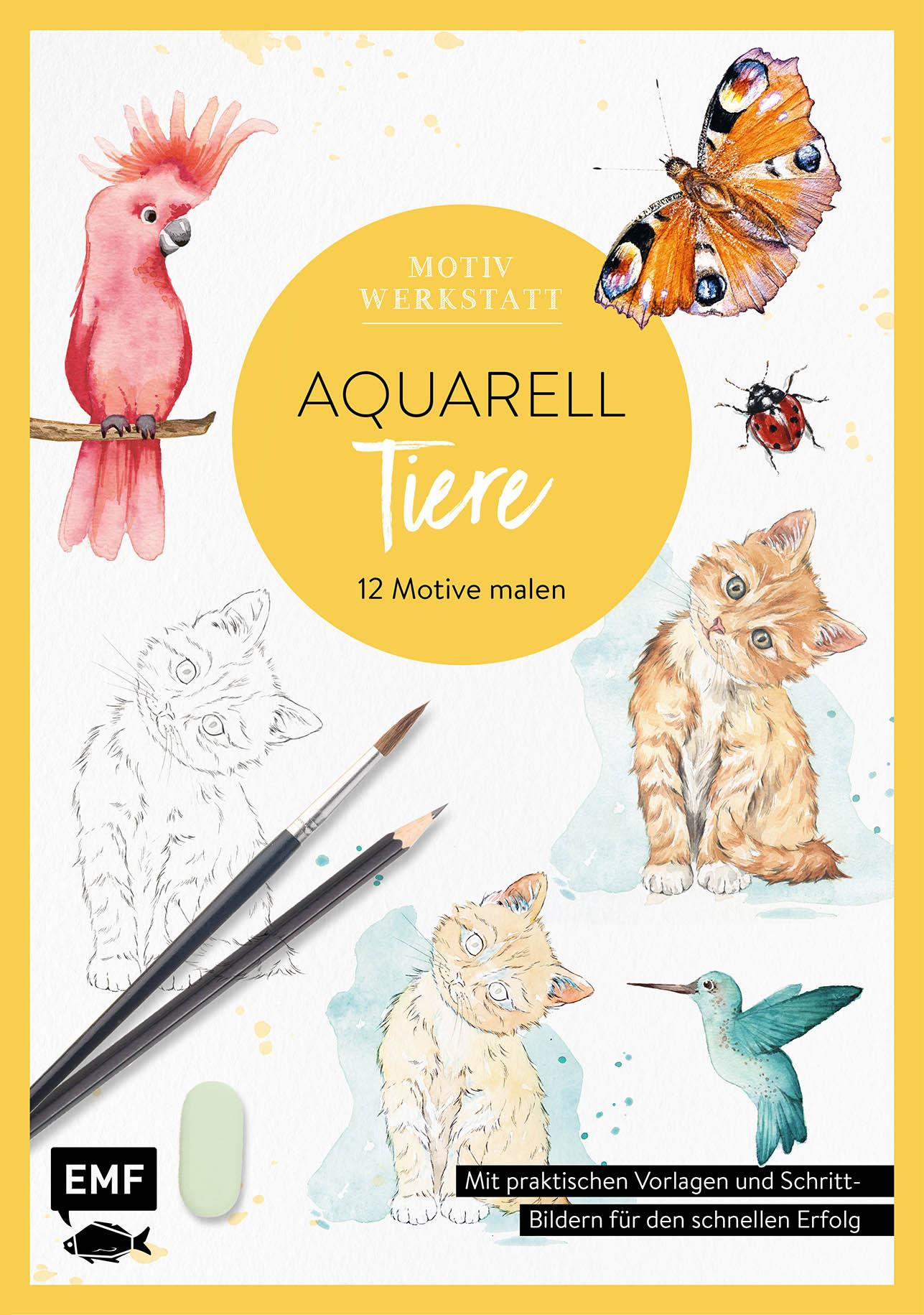 Cover: 9783745909807 | Motivwerkstatt: Aquarell - Tiere | Taschenbuch | 32 S. | Deutsch