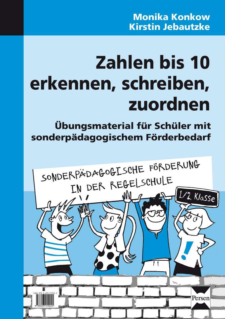 Cover: 9783403210245 | Zahlen bis 10 erkennen, schreiben, zuordnen | Monika Konkow (u. a.)