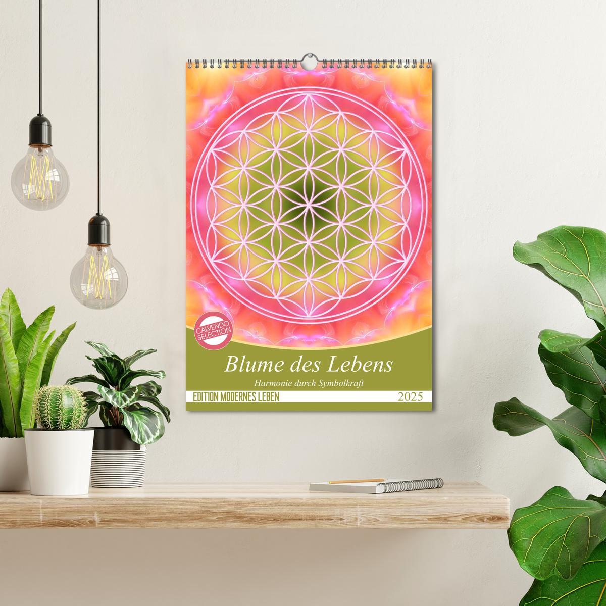 Bild: 9783435995202 | Blume des Lebens - Harmonie durch Symbolkraft (Wandkalender 2025...