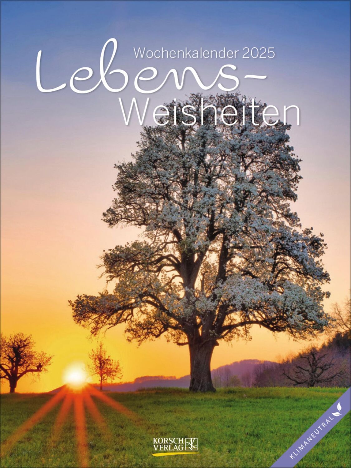 Cover: 9783731880462 | Literaturkalender Lebensweisheiten 2025 | Verlag Korsch | Kalender