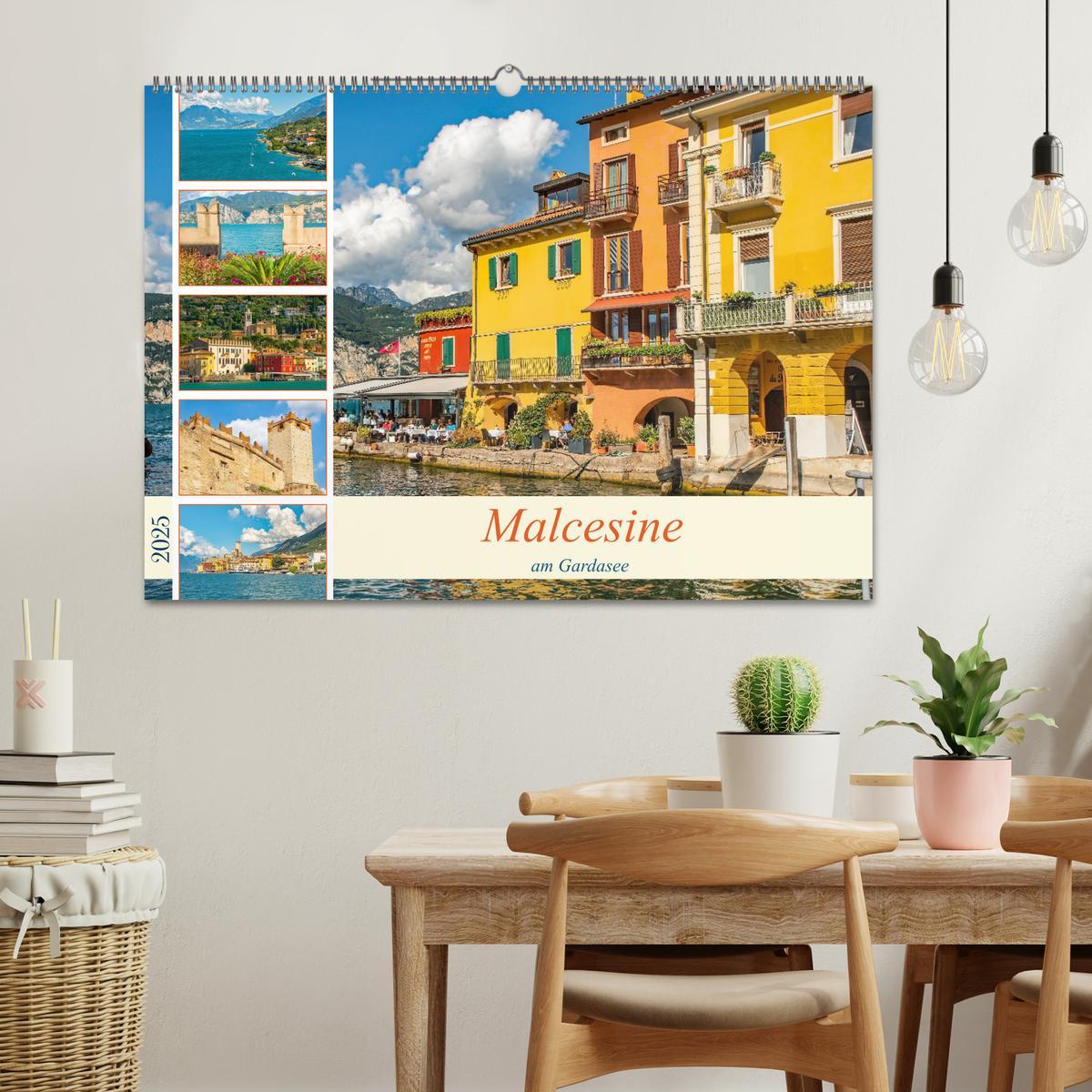 Bild: 9783435013401 | Malcesine am Gardasee (Wandkalender 2025 DIN A2 quer), CALVENDO...