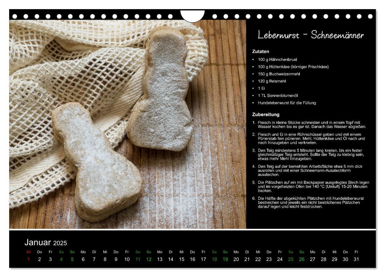 Bild: 9783435087341 | Hundekekse backen - Rezepte fürs ganze Jahr (Wandkalender 2025 DIN...