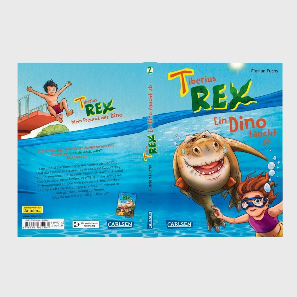 Bild: 9783551654281 | Tiberius Rex 2: Ein Dino taucht ab | Florian Fuchs | Buch | 144 S.