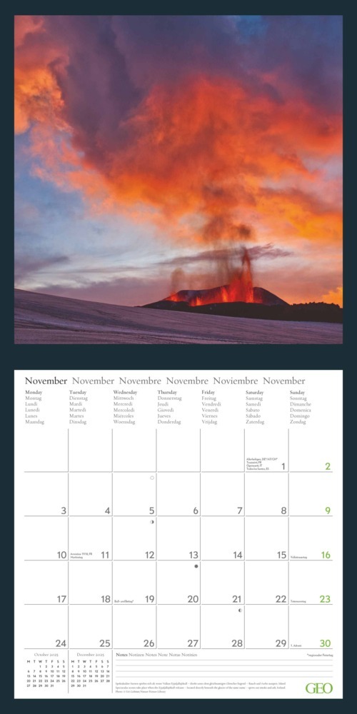 Bild: 4002725988621 | GEO - Amazing Nature 2025 Wandkalender 30x30 cm - Fotokalender für...