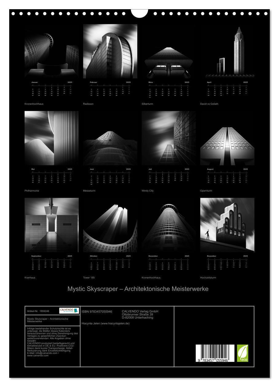 Bild: 9783457055946 | Mystic Skyscraper ¿ Architektonische Meisterwerke (Wandkalender...