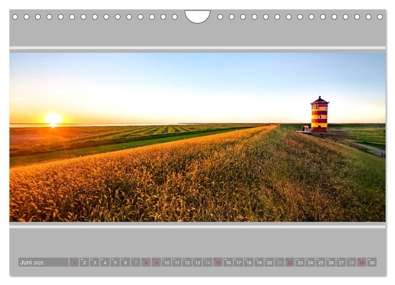Bild: 9783435485949 | Der Pilsumer Leuchtturm (Wandkalender 2025 DIN A4 quer), CALVENDO...
