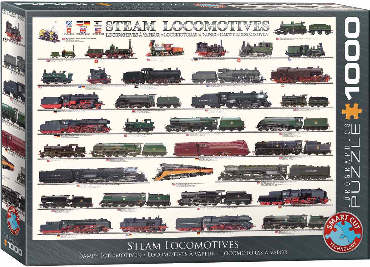 Cover: 628136600903 | Steam Locomotives | Spiel | Englisch | 2022 | Eurographics