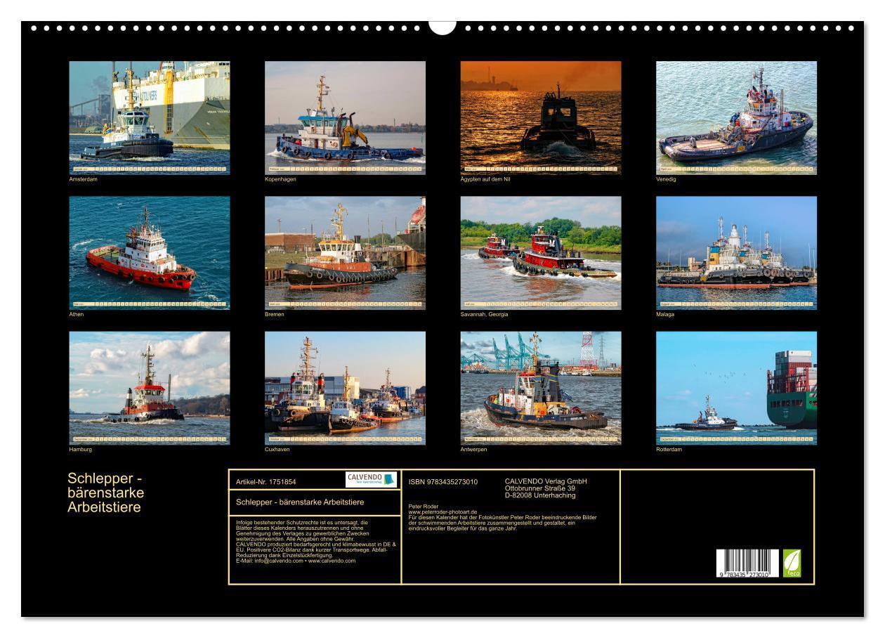 Bild: 9783435273010 | Schlepper - bärenstarke Arbeitstiere (Wandkalender 2025 DIN A2...