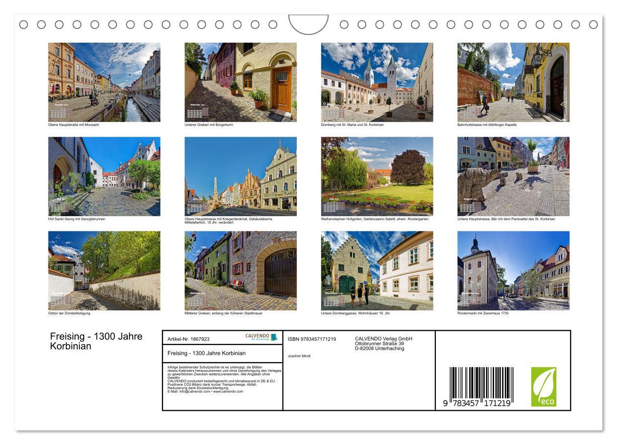 Bild: 9783457171219 | Freising - 1300 Jahre Korbinian (Wandkalender 2025 DIN A4 quer),...