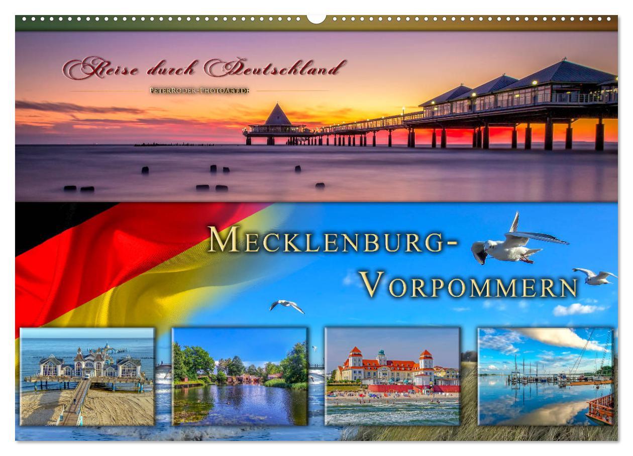 Cover: 9783435318513 | Reise durch Deutschland - Mecklenburg-Vorpommern (Wandkalender 2025...