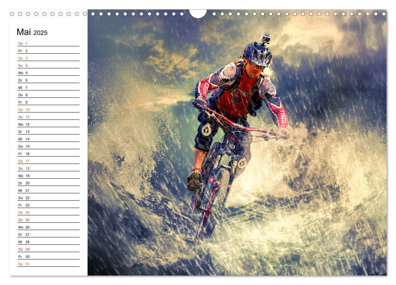 Bild: 9783435487806 | Mountainbike Trails (Wandkalender 2025 DIN A3 quer), CALVENDO...