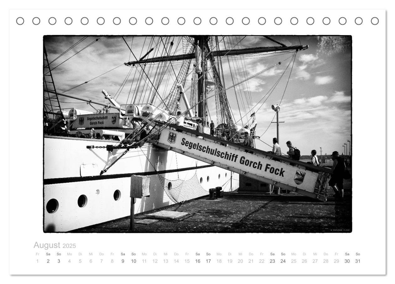 Bild: 9783435653416 | Gorch Fock - zeitlose Eindrücke (Tischkalender 2025 DIN A5 quer),...