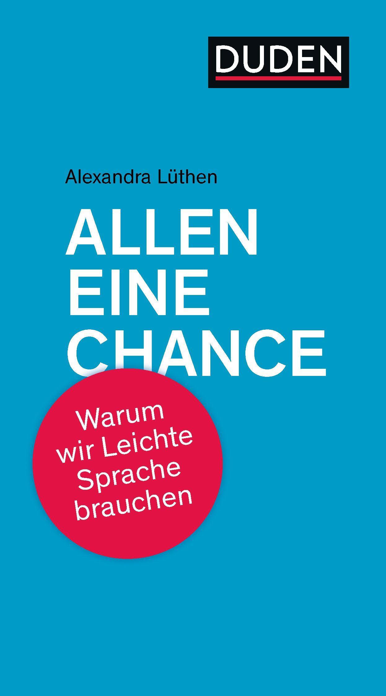 Cover: 9783411756209 | Allen eine Chance! | Alexandra Lüthen | Taschenbuch | 64 S. | Deutsch