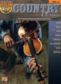 Cover: 9781423447238 | Country Classics - Violin Play-Along Volume 8 Book/Online Audio | Corp