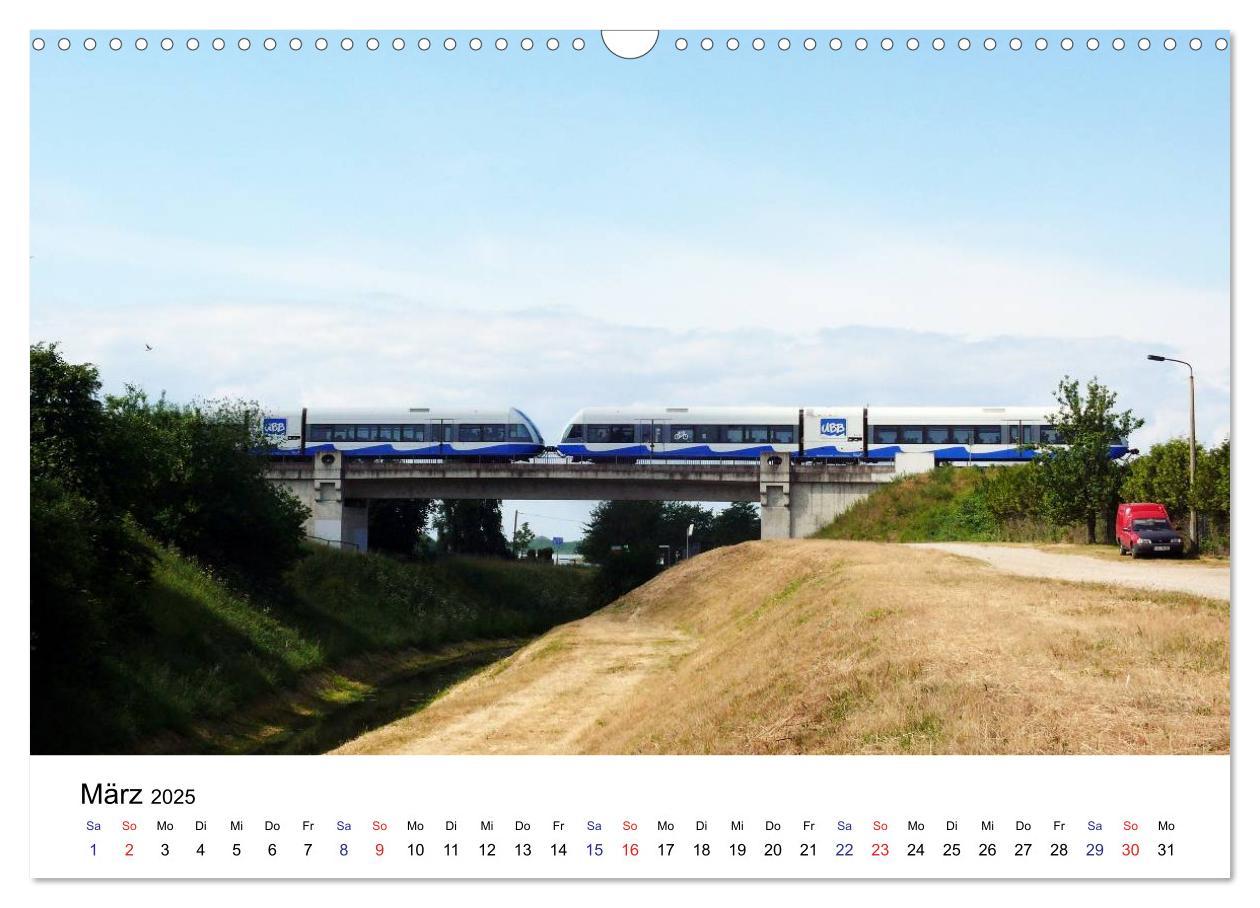 Bild: 9783435501328 | Eisenbahnen auf Usedom (Wandkalender 2025 DIN A3 quer), CALVENDO...