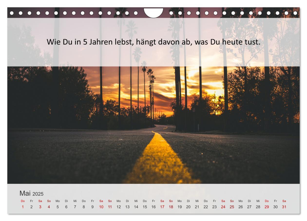 Bild: 9783435020232 | Motivationssprüche Erfolgsweg (Wandkalender 2025 DIN A4 quer),...