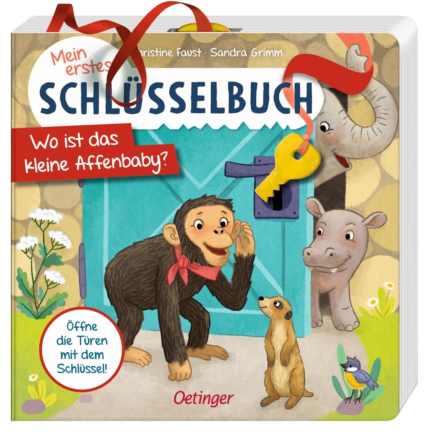 Cover: 9783751200295 | Mein erstes Schlüsselbuch. Wo ist das kleine Affenbaby? | Sandra Grimm