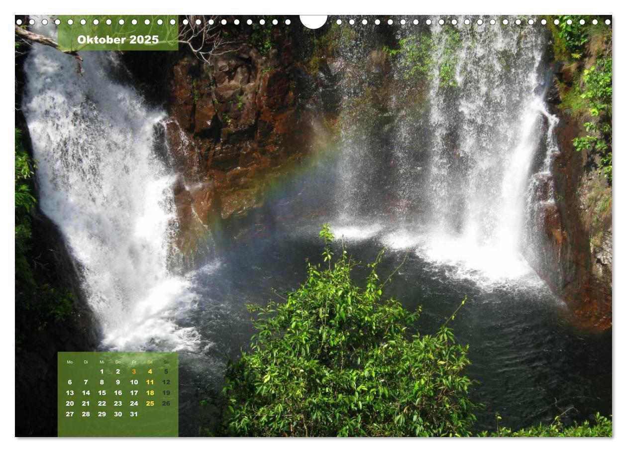 Bild: 9783435500123 | Naturwunder Wasserfälle (Wandkalender 2025 DIN A3 quer), CALVENDO...