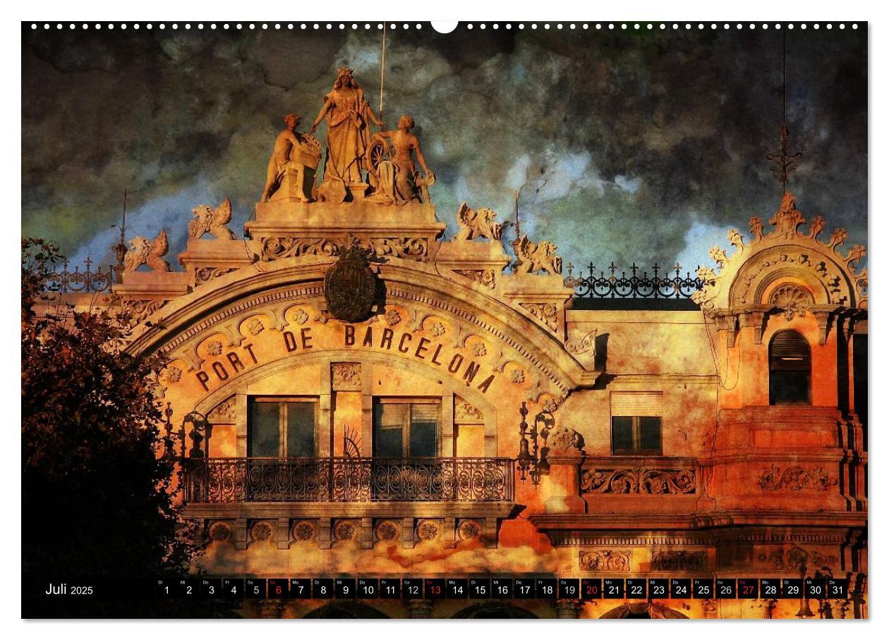 Bild: 9783435492176 | Barcelona (hochwertiger Premium Wandkalender 2025 DIN A2 quer),...