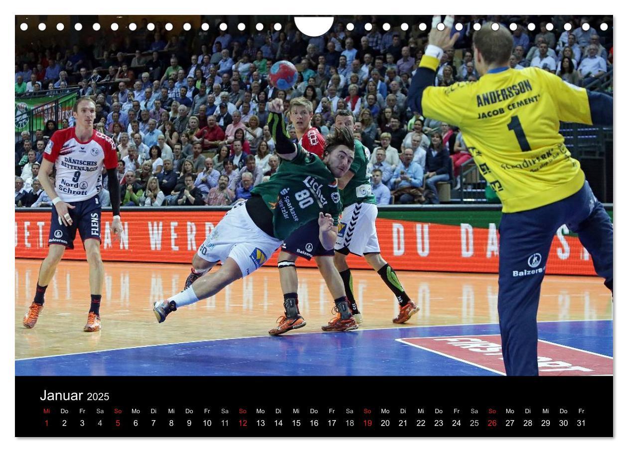 Bild: 9783435537181 | Handball Bundesliga - HSG Wetzlar (Wandkalender 2025 DIN A4 quer),...