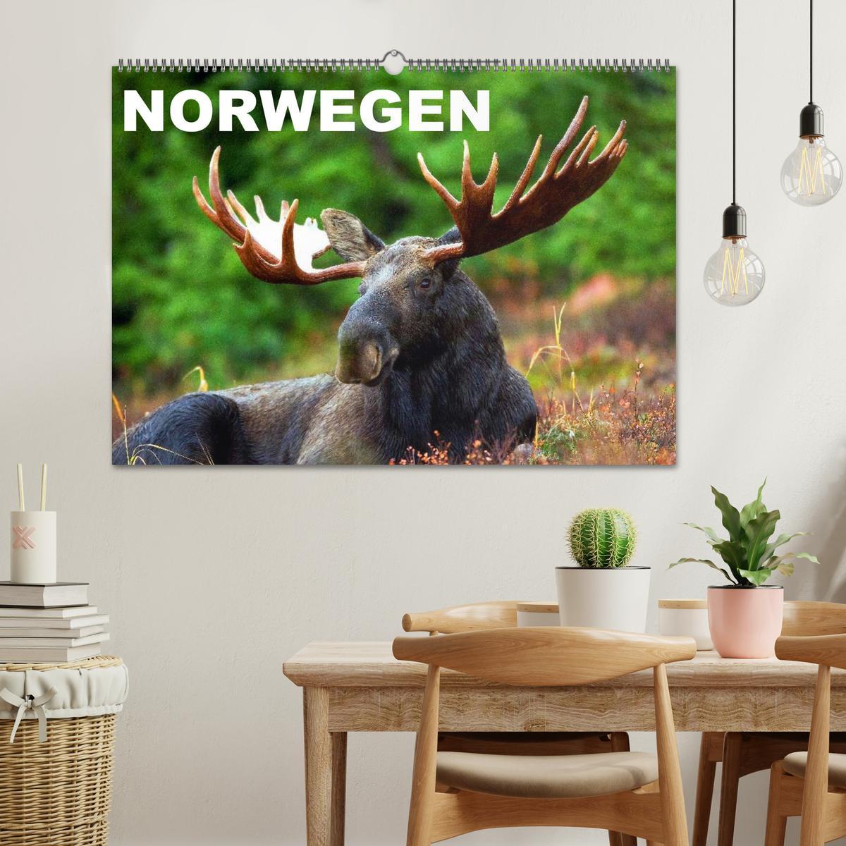 Bild: 9783435732623 | Norwegen (Wandkalender 2025 DIN A2 quer), CALVENDO Monatskalender