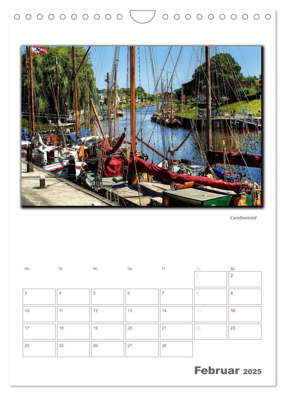 Bild: 9783457059104 | Ostfriesland - die bezaubernden alten Häfen / Planer (Wandkalender...